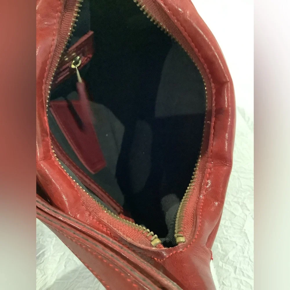 Coach Vintage Red Leather Amanda Bag